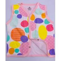 嬰兒純棉背心 - Polka Dot(薄款)